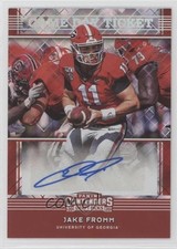 2020 Panini Contenders Draft Picks Diamond Ticket /15 Jake Fromm #12 Auto uk2