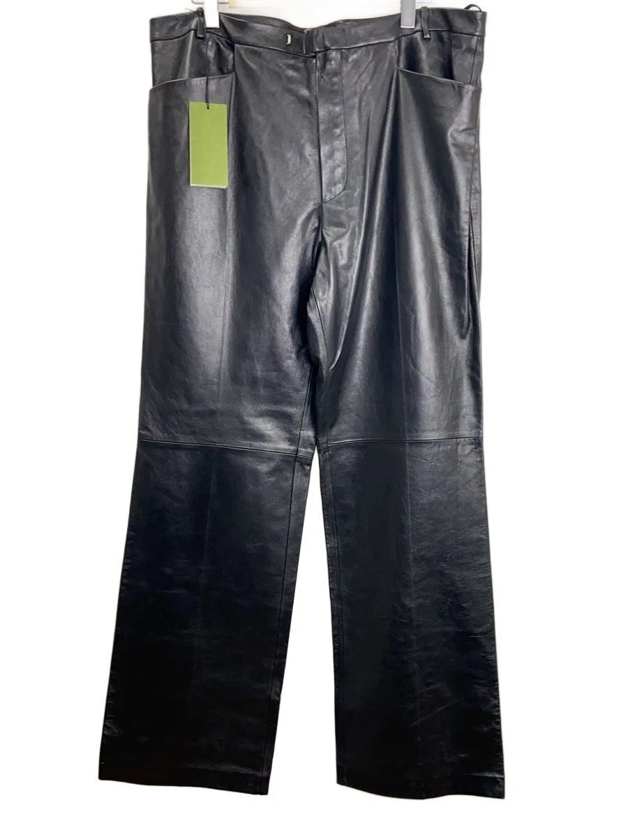 Gucci Leather Pants for Men for sale | eBay