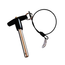 T-Handle Lock Pin 3/8in Dia Stainless Steel 304 Push-Button Quick Release Pin
