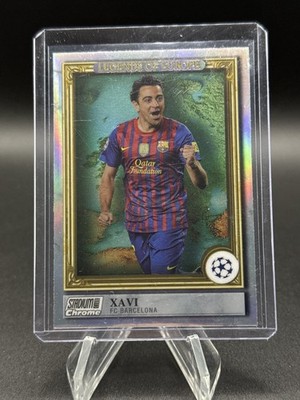 2022-23 Stadium Club Chrome Legends of Europe Xavi #LE-XAV