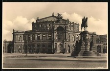 Dresden, Semper-Oper, Ansichtskarte 