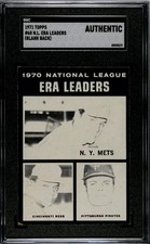 TOM SEAVER 1971 Topps #68  ERA Leaders  Unique Color Separation PROOF SGC