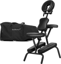Portable Massage Chair Tattoo  Spa Foldable Massage Therapy Chair W/ Adjustable