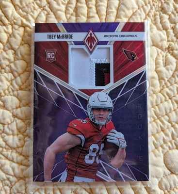 2022 Panini Phoenix - Rookie Jumbo Memorabilia Trey McBride #RJM-36 15/75 Purple