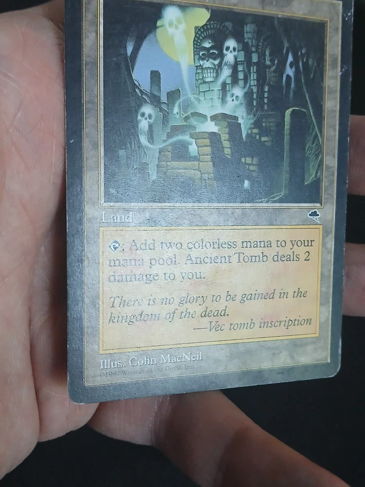 MTG Magic the Gathering Ancient Tomb Tempest MP - Image 3 of 4