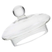  Teapot Lid Transparent Teaware Glass Cover Travel Replacement Lids