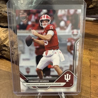 2025 Bowman U Now #64 Fernando Mendoza 1st CFP Game and shines