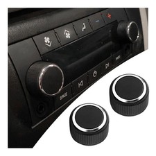 2PCS Car Volume Knob for Rear Audio Replacement OEM 1.01 1.01 0.62 inch