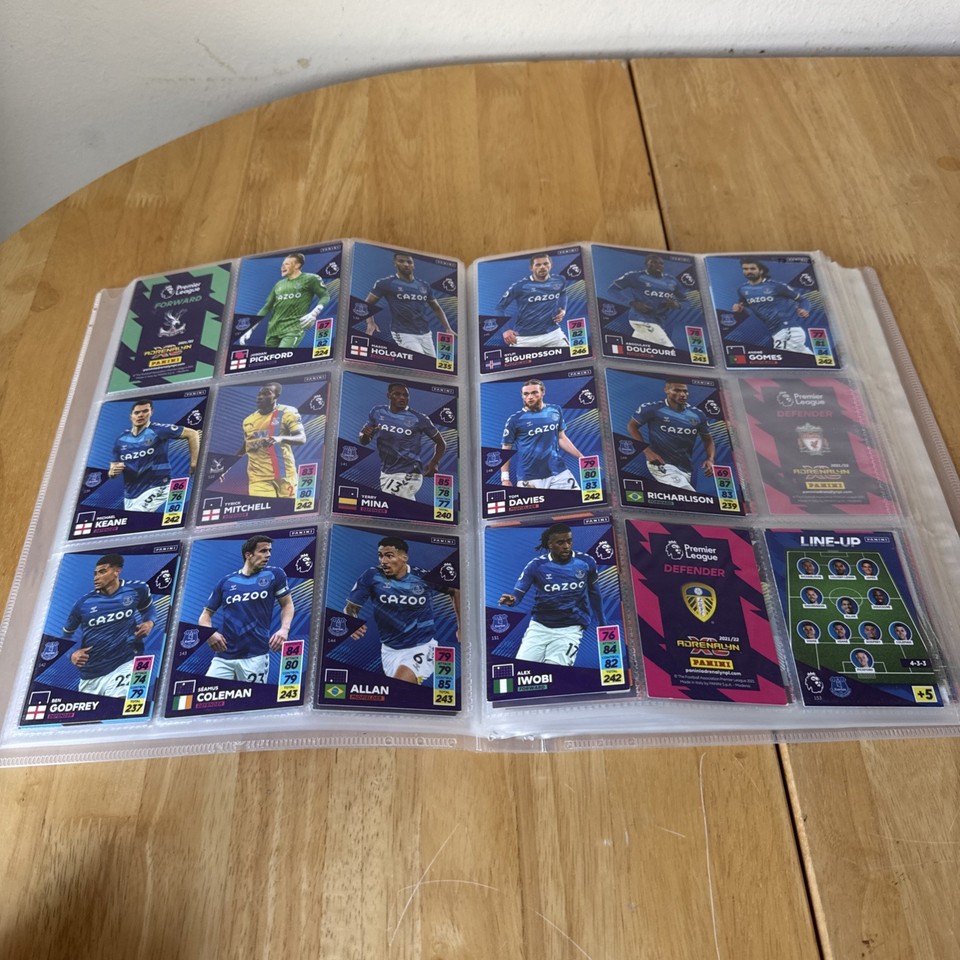 PANINI ADRENALYN XL PREMIER LEAGUE PLUS 2021 2022 approx 300+ cards in ...