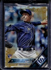 Blake Snell 2016 Topps Chrome #181 Rookie Gold rifrattore /50