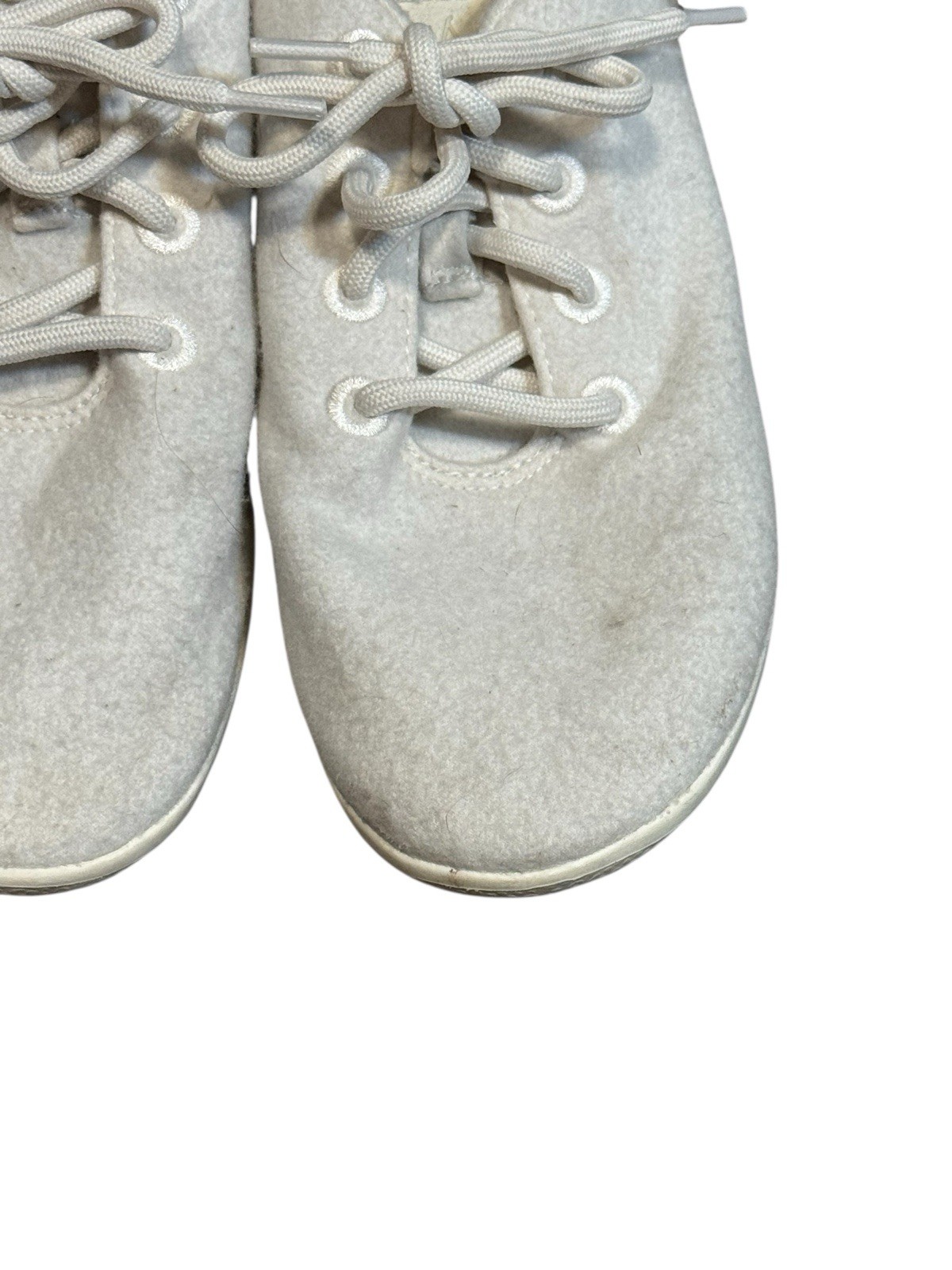 SAOLA Scarpe comode Allbirds donna runner lana suola bianca naturale taglia US 11