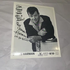 James Harman Signed Autographed Promo Photo 8x10 Decade Local Pittsburgh Venue