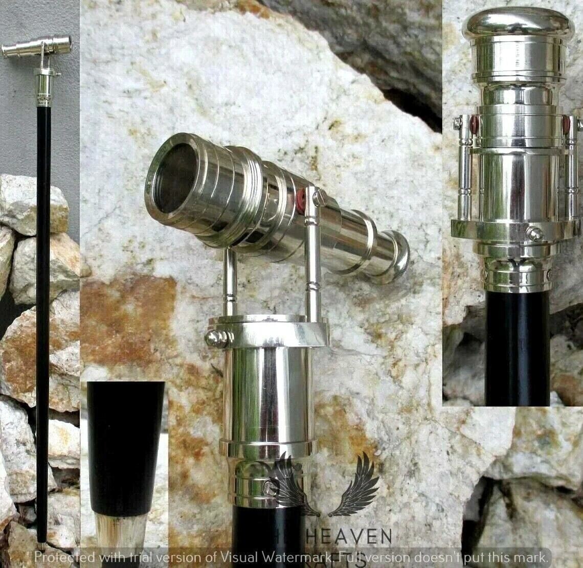 Solid Brass Telescope Design Handles Antique Styl… - image 5