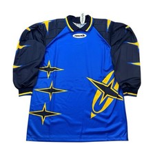 Maglia vintage Reusch M/L/XL blu anni 90 portiere portiere #1 fantasia shirt