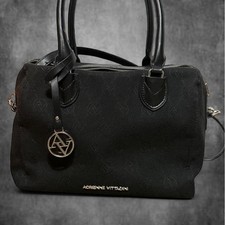 Adrienne vittadini black monogram jacquard