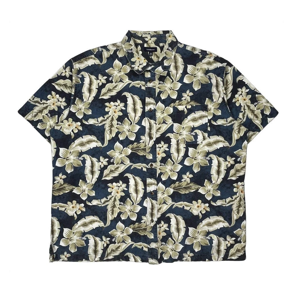Croft & Barrow Floral Hawaiian Shirt - 2XL Multicoloured Cotton