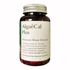 AlgaeCal Plus Plant-Based Calcium & Bone Supp...