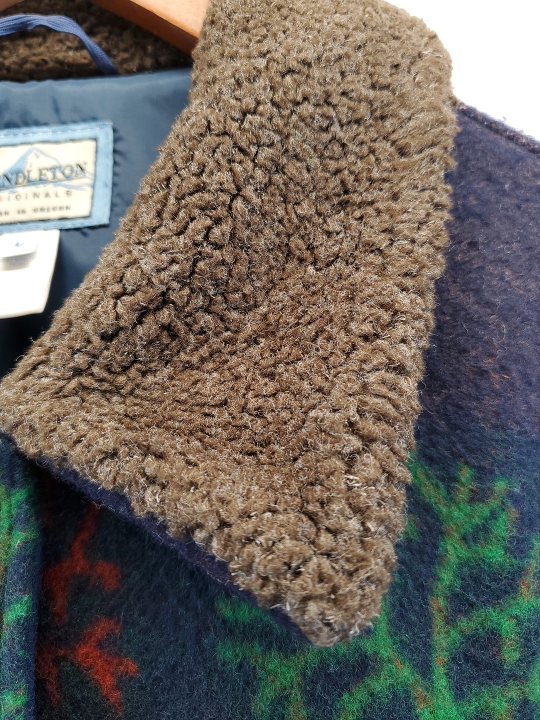 VTG Pendleton Wool Moose Canoe Leaf Northwoods Ca… - image 13