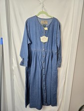 Vintage Express Spirit of Nimes jean shirt dress NWT size Large
