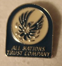 All Nations trust company Aboriginal Native badge   Pin
