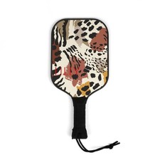 Leopard Print Pickleball Paddle Set Pickleball Kit