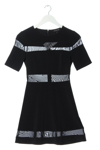 Robe Trapèze Zara Blanche Taille EU 34 - Coton, Style Décontracté, état Correct