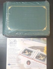NEW Creative Memories 5x7 Green Album Gold Trim 1 Pack of Page Protectors