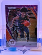 2021-22 Panini Prizm Draft Picks Purple Wave Prizm RC #26 Sharife Cooper