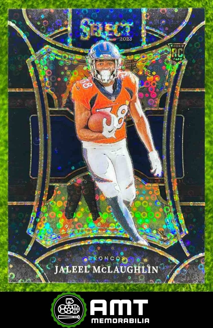 2023 Panini Select Jaleel McLaughlin Disco Black Suite level 1/1 Broncos RC