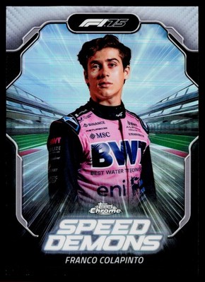2025 Topps Chrome Formula 1 #SD-9 Franco Colapinto Speed Demons B21