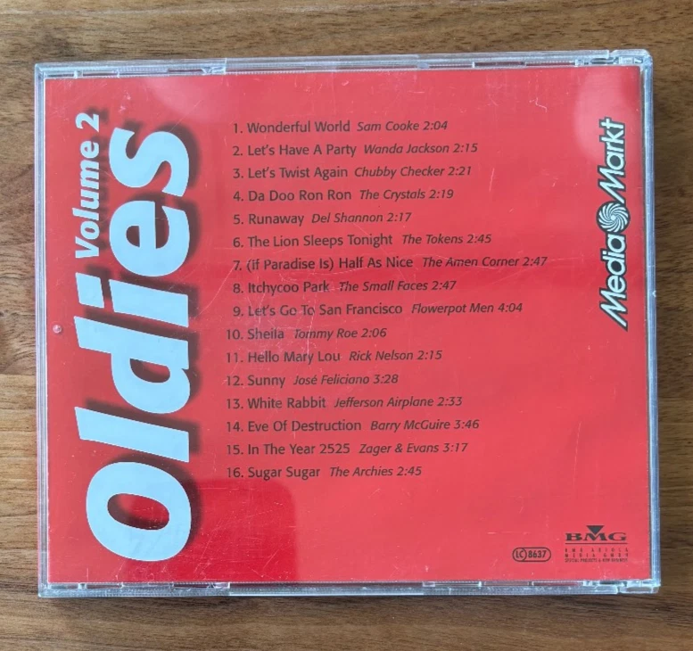 OLDIES Volume 1 (CD) Sam Cooke, Chubby Checker, Jefferson Airplane... - Bild 3 von 3
