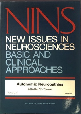 Autonomic Neuropathies NINS New Issues in Neuroscience: Basic and clinical appro