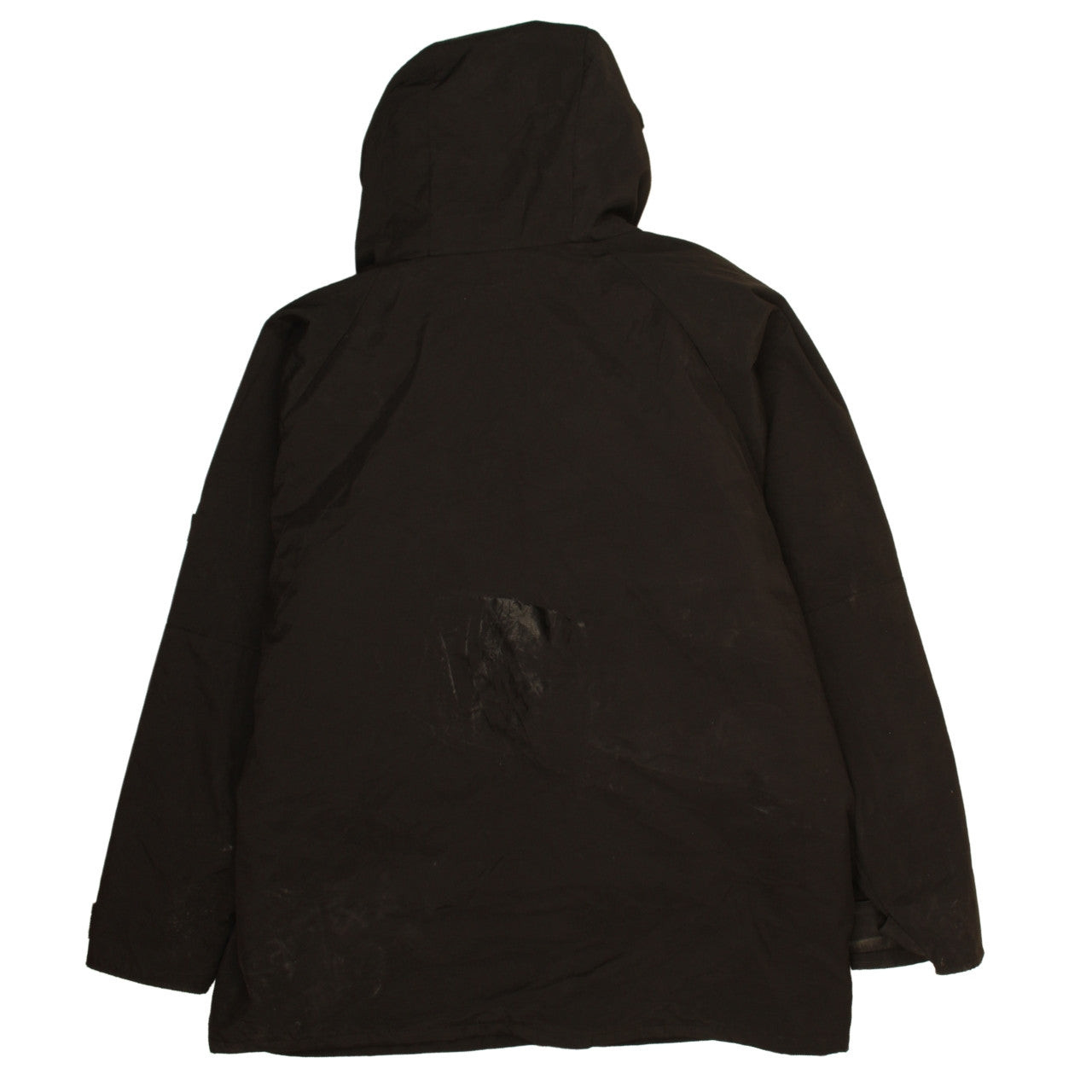 Active Men's Hooded Full Zip Up Windbreaker Black XXLarge image 2