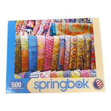 Springbok Pattern Parade Puzzle 500 Pcs Colorful Patterns