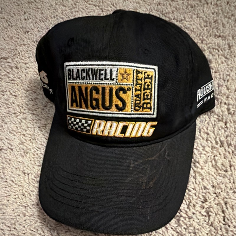 Signed Ricky Stenhouse Jr. Roush Fenway Racing Blackwell Angus #6 NASCAR Hat