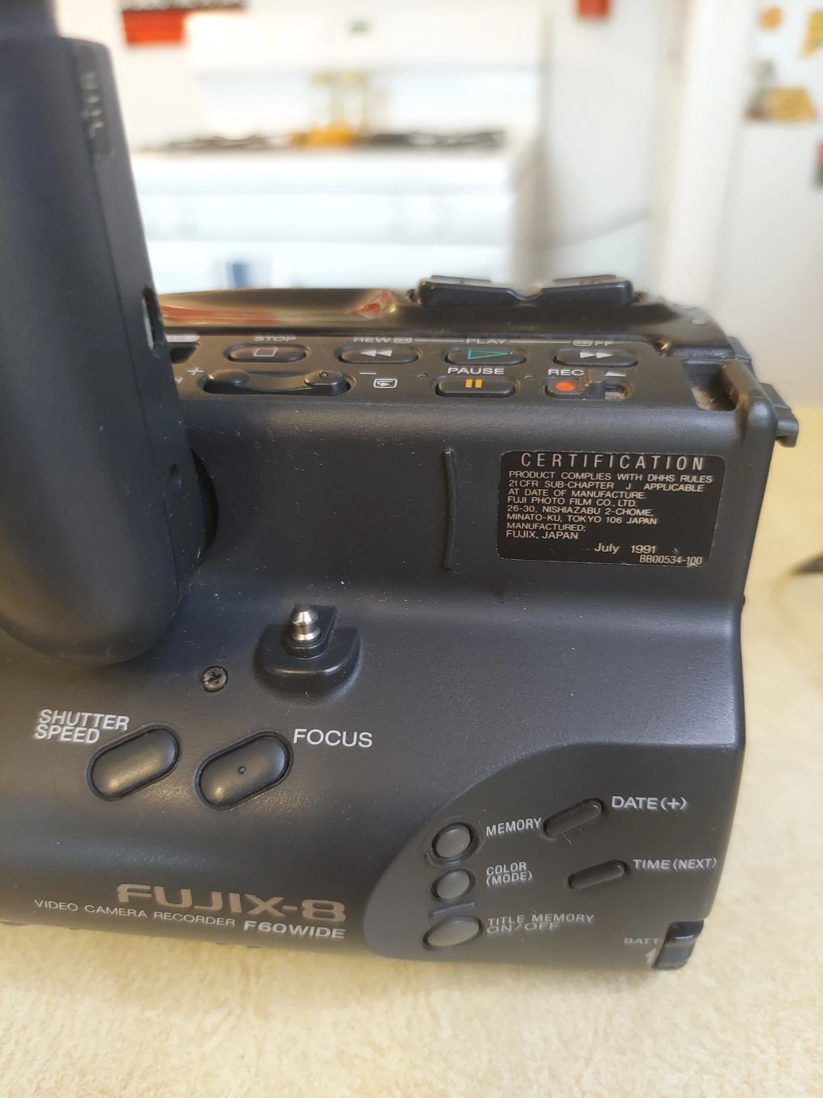 Fujix-8 Video Camera Recorder F60wide Power Source Battery Cords Remote image 13