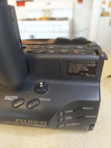 Fujix-8 Video Camera Recorder F60wide Power Source Battery Cords Remote image 13