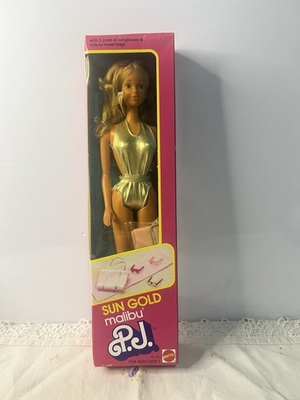 #ad 1983 Sun Gold Malibu PJ Barbie Mattel 1187 $100.00