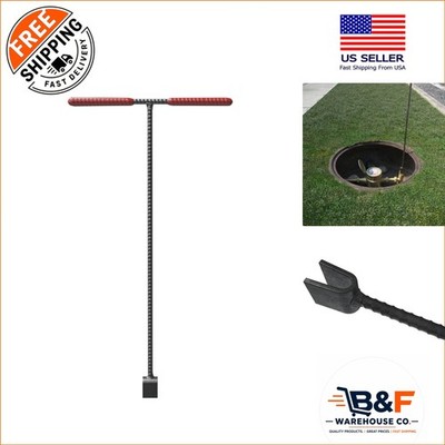 5/8-Inch Water Meter Key, 60-Inch Length, Perfect for Curb Shutoff Valves