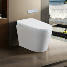 Tankless Smart Toilet With Bidet Built In,Auto Flush,Heated Seat, Warm Water