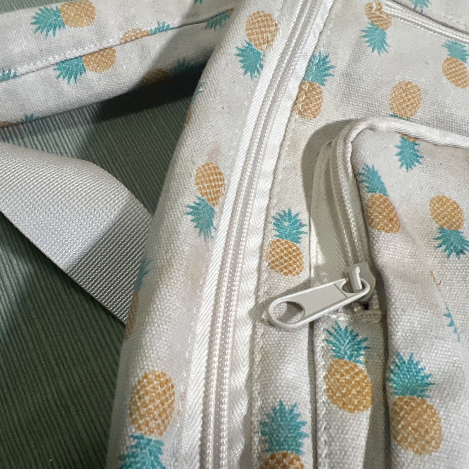 Canvas Adjustable Pineapple Swing Pattern Tropica… - image 2