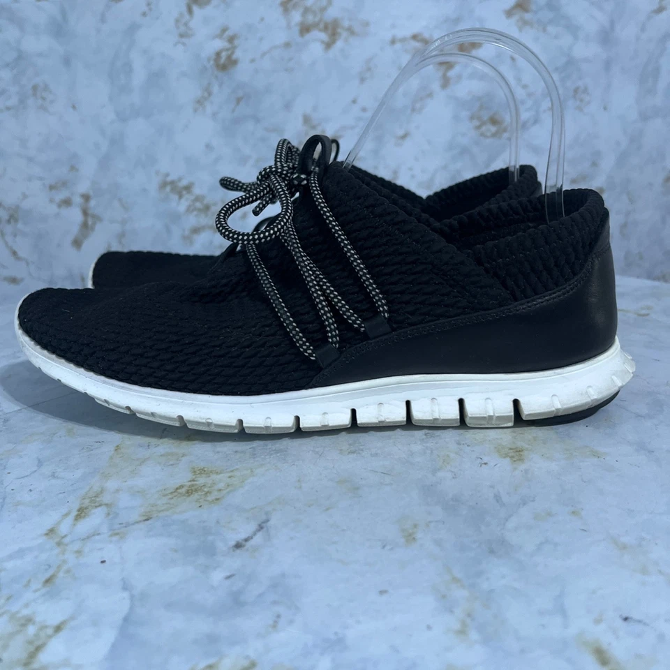 Cole Haan Zerogrand Quilted Women's Size 8 Shoes Black White Comfort Oxfords - Image 4 of 4