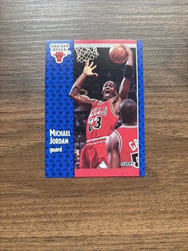 Michael Jordan 1991 Fleer Basketball Card #29 - Chicago Bulls