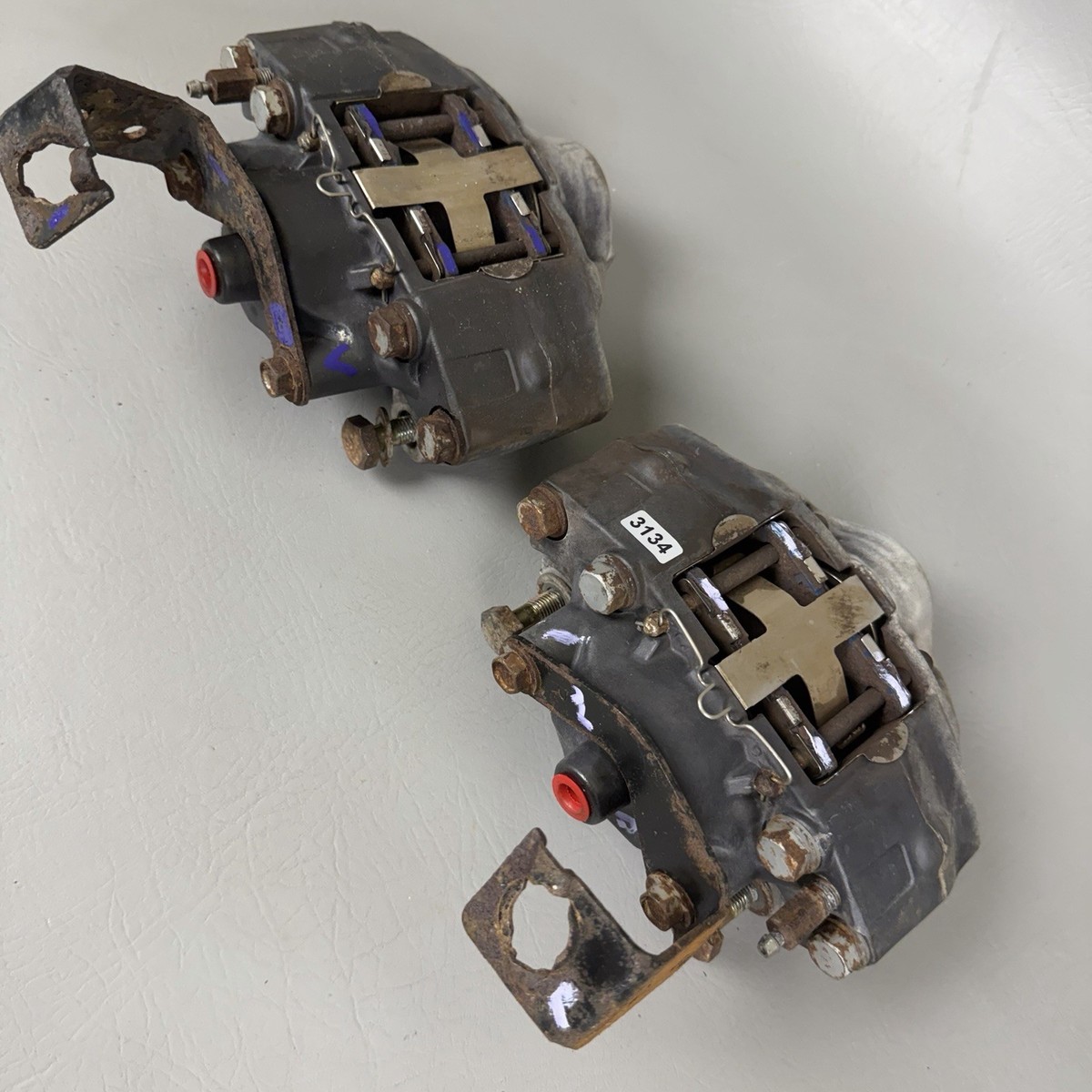 1990-1996 Nissan 300ZX Z32 OEM Rear Brake Calipers Aluminum Pair
