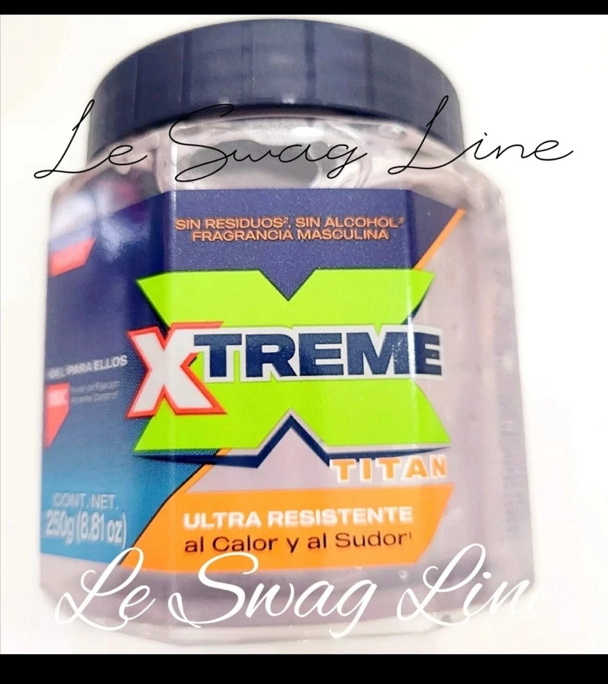 6X GEL XTREME PROFESSIONAL TITAN GEL PARA TODOS✅ WET LINE EXTRA HOLD 8.8oz 250g⭐ - Image 2 of 4