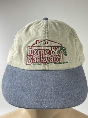 J Hats Home & Backyard WNEP 16 Hat Cap Strap Back Mens One Size Beige Blue