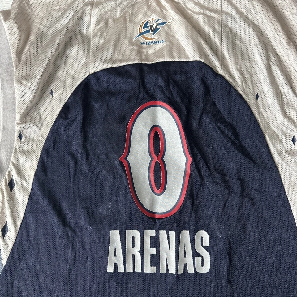 Camiseta deportiva nueva con etiquetas 2007 NBA Vegas All Star Game Gilbert Arenas Wizards talla XL Foto 3 de 4