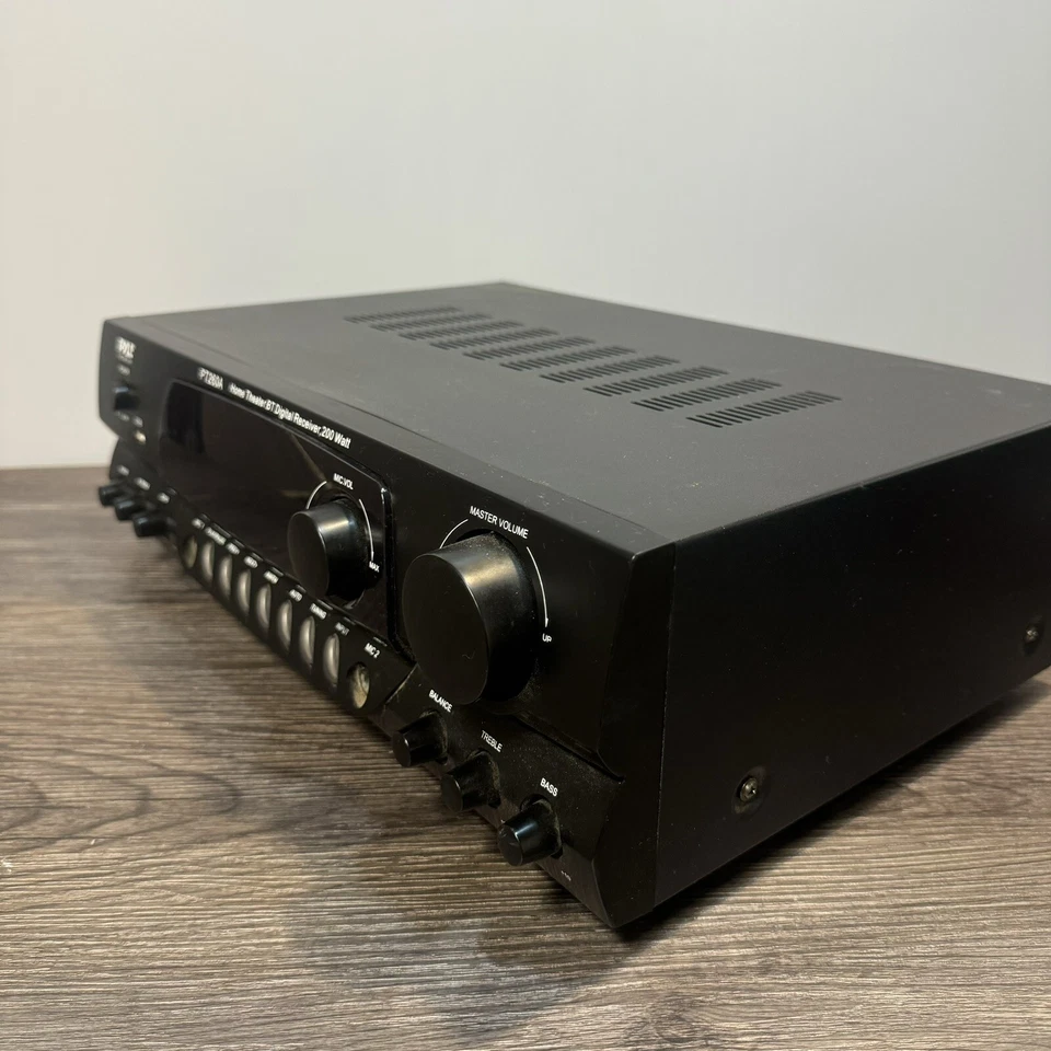 Pyle PT260A 200W 8-Ohm Home Digital AM/FM Stereo Receiver Doesn’t Work Properly - Image 4 of 4