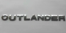  New Chrome 3D Self-adhesive Car Letters badge emblem sticker Spelling OUTLANDER