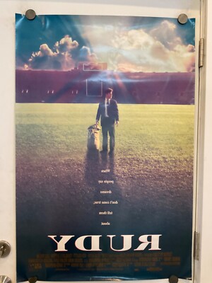 40x27 RUDY Original Movie Poster 1 Sheet Double Sided 1993 | eBay